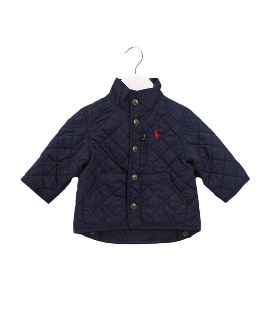 A Navy Puffer/Quilted Jackets from Polo Ralph Lauren in size 9M for neutral. (Front View)
