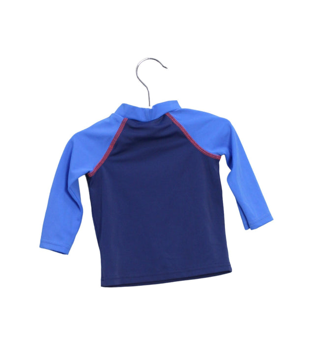 A Blue Rash Guards from Boden in size 3-6M for boy. (Back View)