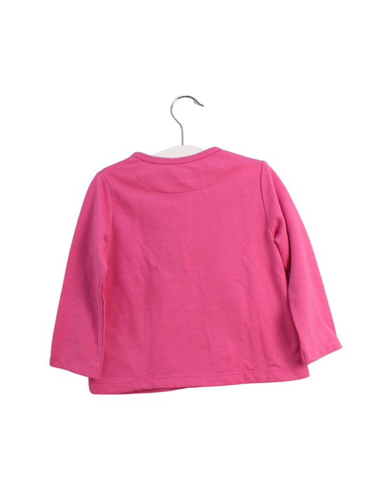 A Pink Cardigans from La Compagnie des Petits in size 2T for girl. (Back View)
