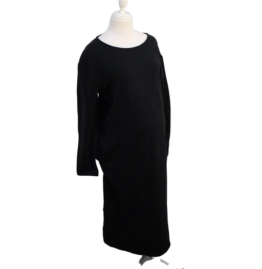 A Black Sweater Dresses from Konny in size L for maternity. (Front View)