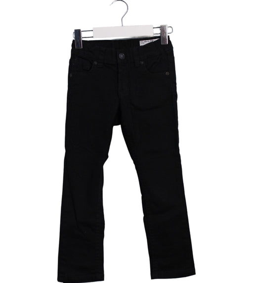 A Black Jeans from Polarn O. Pyret in size 3T for boy. (Front View)