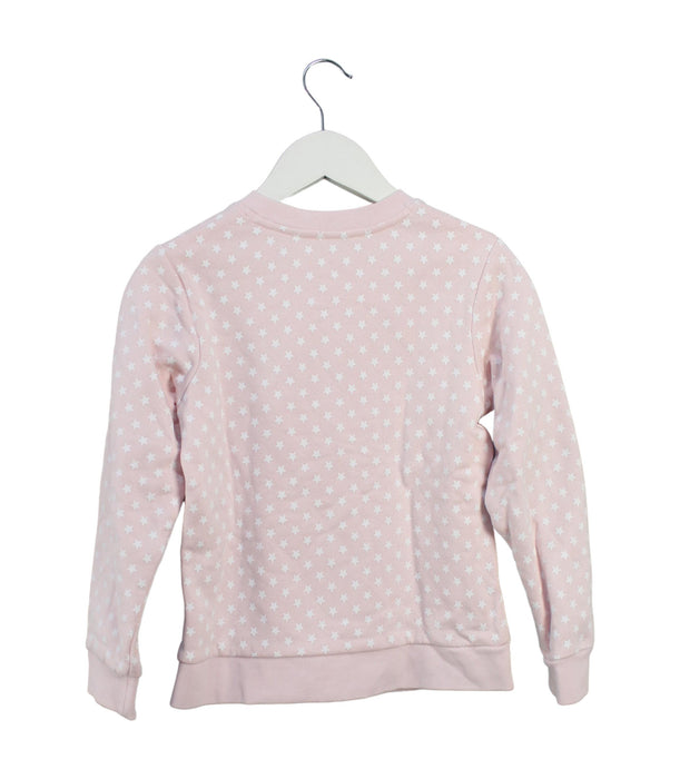 A Pink Crewneck Sweatshirts from Aigle in size 8Y for girl. (Back View)