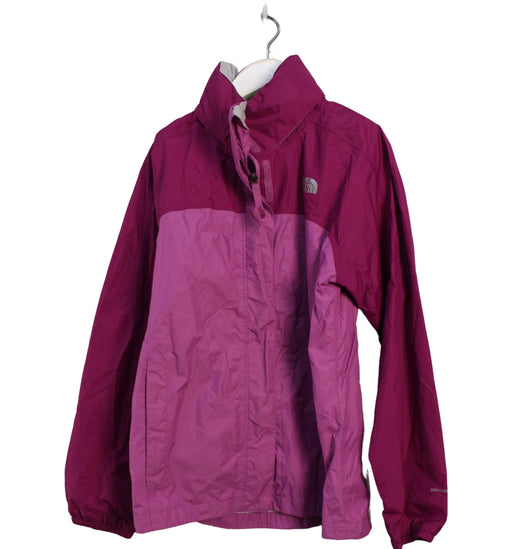 A Pink Lightweight Jackets from The North Face in size 10Y for girl. (Front View)