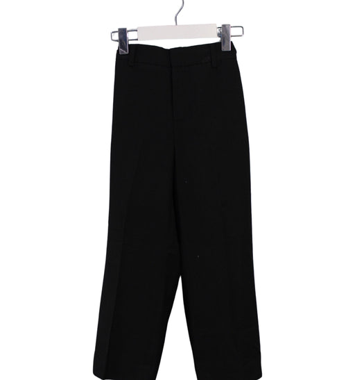 A Black Casual Pants from Kingkow in size 8Y for boy. (Front View)