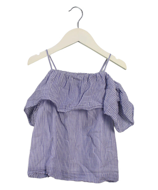 A Blue Sleeveless Tops from Little Remix in size 6T for girl. (Front View)