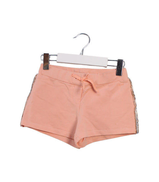 A Pink Shorts from Chloe in size 6T for girl. (Front View)