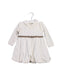A White Long Sleeve Dresses from Armani in size 6-12M for girl. (Front View)