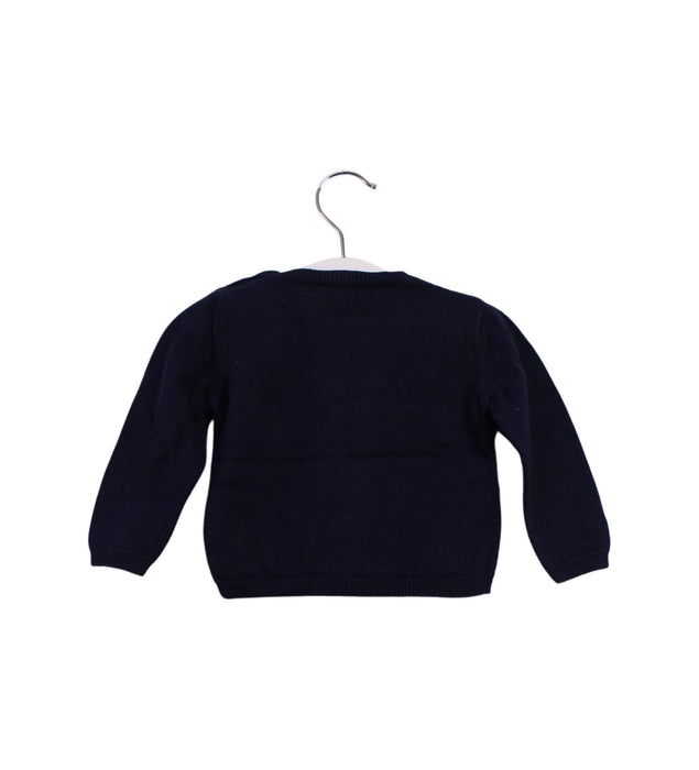 A Navy Knit Sweaters from Fendi in size 3-6M for boy. (Back View)