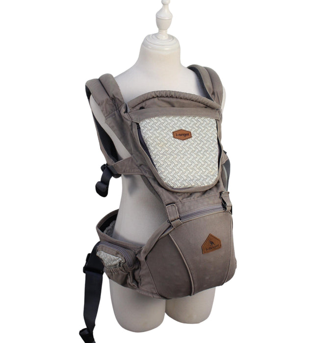 A Brown Baby Carriers from i-Angel in size 3-6M for neutral. (Front View)