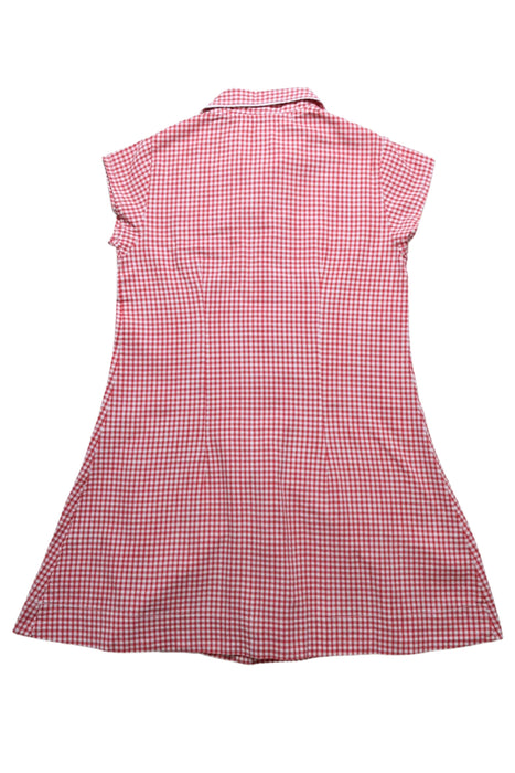 A Red Short Sleeve Dresses from Kellett School in size 4T for girl. (Back View)