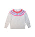 A Multicolour Knit Sweaters from Crewcuts in size 6T for girl. (Front View)