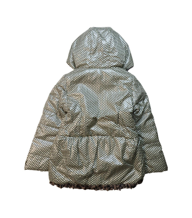 A Black Puffer/Quilted Jackets from Catimini in size 6T for neutral. (Back View)