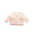 A White Puffer/Quilted Jackets from Jacadi in size 6-12M for girl. (Back View)