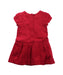 A Red Short Sleeve Dresses from Jacadi in size 2T for girl. (Back View)