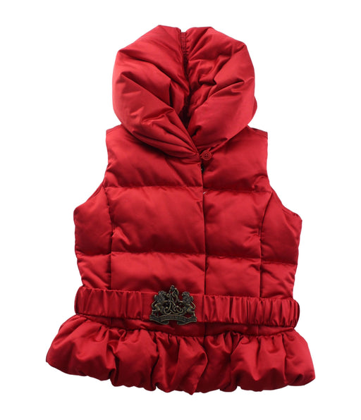 A Red Puffer/Quilted Coats & Outerwear from Ralph Lauren in size 2T for girl. (Front View)