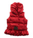 A Red Puffer/Quilted Coats & Outerwear from Ralph Lauren in size 2T for girl. (Front View)