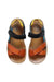 A Multicolour Sandals from Pom d’Api in size 5T for girl. (Back View)