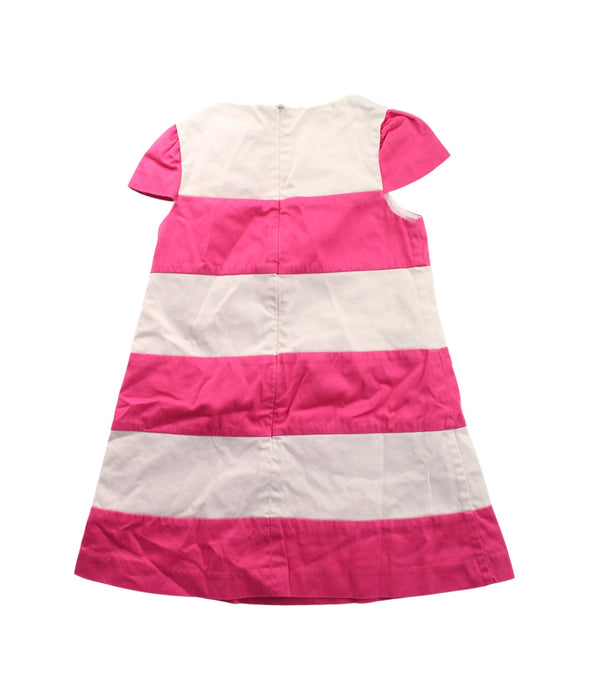 A Pink Short Sleeve Dresses from Nicholas & Bears in size 3T for girl. (Back View)
