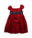 A Red Sleeveless Dresses from Ralph Lauren in size 12-18M for girl. (Back View)