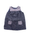 A Blue Sleeveless Dresses from The Little White Company in size 12-18M for girl. (Front View)