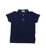 A Navy Short Sleeve Polos from Miki House in size 2T for boy. (Front View)