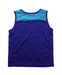A Blue Sleeveless T Shirts from The North Face in size 7Y for boy. (Back View)
