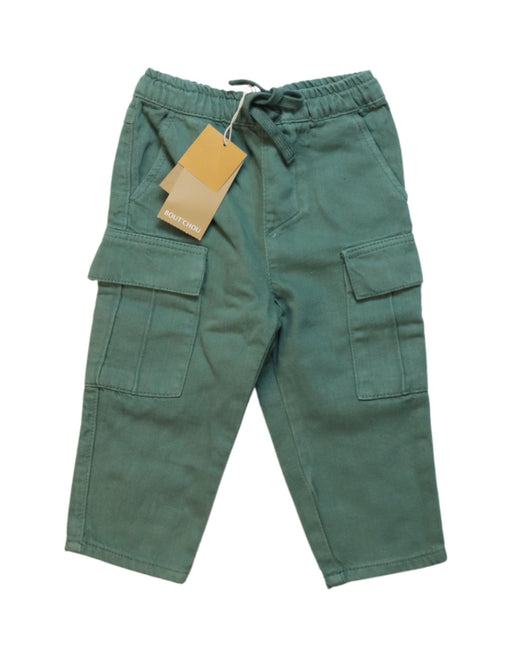 A Green Casual Pants from Bout'Chou in size 6-12M for neutral. (Front View)