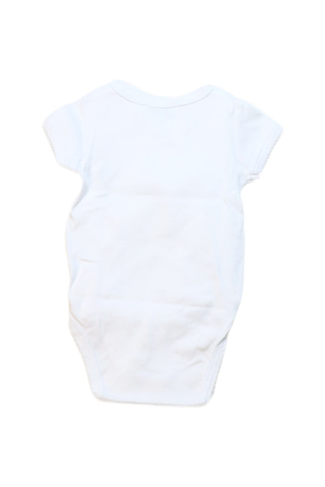 A White Short Sleeve Bodysuits from Jacadi in size 0-3M for neutral. (Back View)