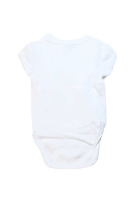 A White Short Sleeve Bodysuits from Jacadi in size 0-3M for neutral. (Back View)