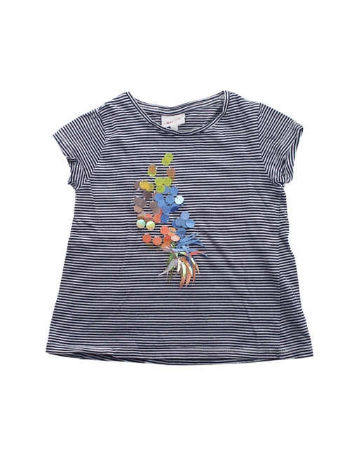 A Blue Short Sleeve T Shirts from Seed in size 3T for girl. (Front View)