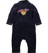 A Blue Long Sleeve Jumpsuits from Petit Bateau in size 6-12M for boy. (Back View)