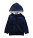 A Black Zippered Sweatshirts from Petit Bateau in size 12-18M for boy. (Front View)