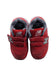 A Red Sneakers from New Balance in size 18-24M for boy. (Back View)
