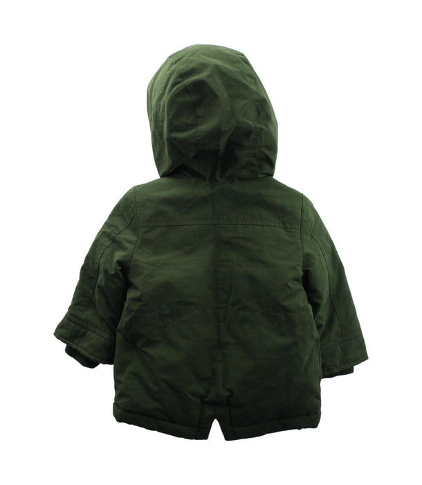 A Green Puffer/Quilted Jackets from Original Marines in size 3-6M for boy. (Back View)