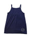 A Navy Sleeveless Dresses from Ragmart in size 7Y for girl. (Back View)