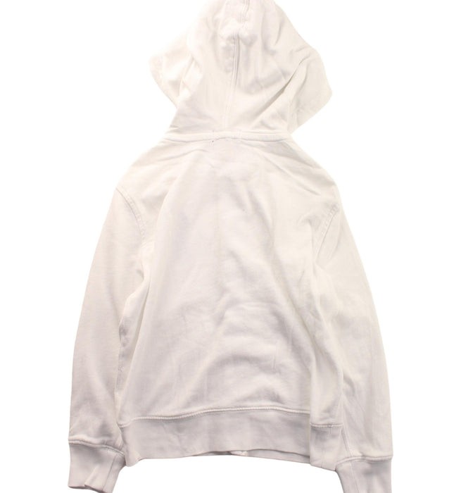 A White Zippered Sweatshirts from Polo Ralph Lauren in size 5T for boy. (Back View)