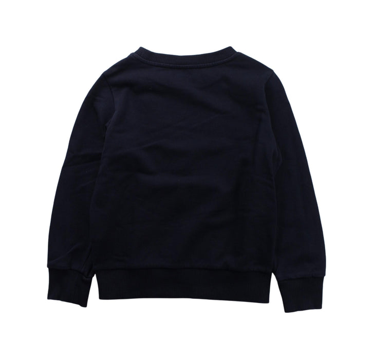 A Blue Crewneck Sweatshirts from Moncler in size 6T for boy. (Back View)
