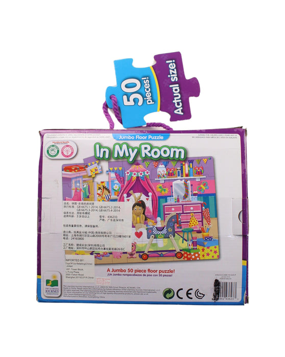 A Purple Board Games & Puzzles from The Learning Journey in size O/S for girl. (Back View)
