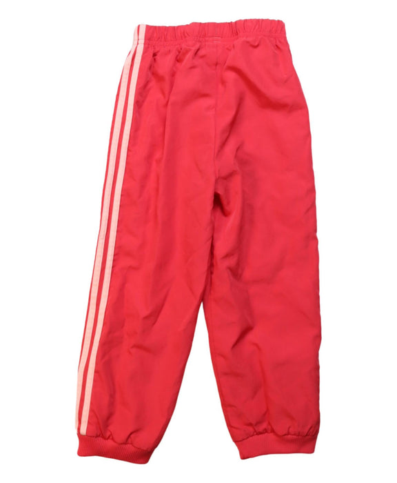 A Red Active Pants from Adidas in size 3T for neutral. (Back View)