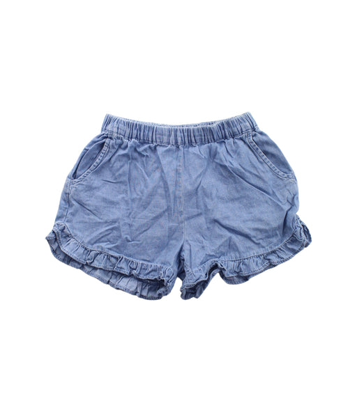 A Blue Shorts from Seed in size 6T for girl. (Front View)