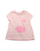 A Pink Short Sleeve Dresses from Seed in size 2T for girl. (Front View)