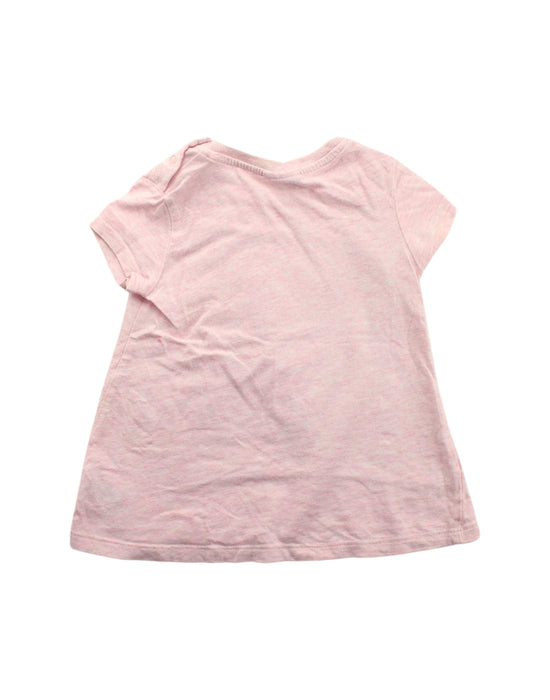 A Pink Short Sleeve Dresses from Seed in size 2T for girl. (Back View)