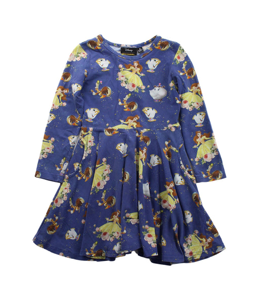 A Blue Long Sleeve Dresses from Rock Your Kid in size 4T for girl. (Front View)