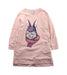 A Pink Sweater Dresses from Minti in size 5T for girl. (Front View)