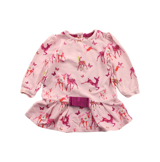 A Pink Long Sleeve Dresses from Baker by Ted Baker in size 3-6M for girl. (Front View)