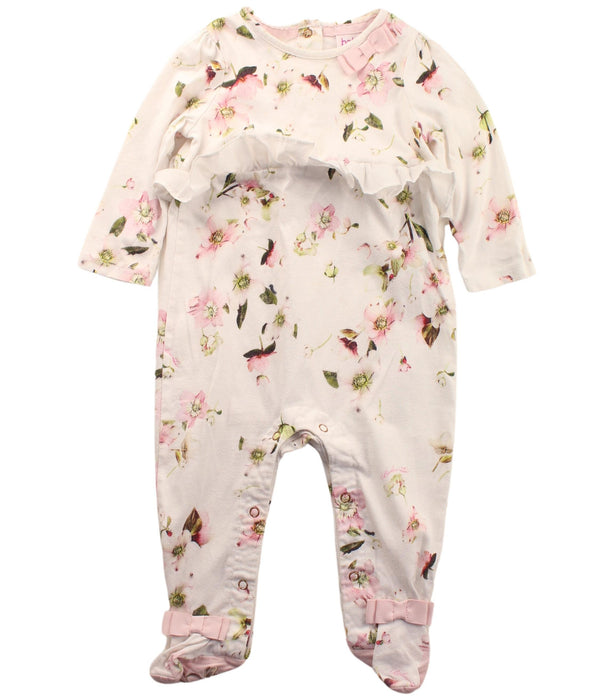 A White Onesies from Baker by Ted Baker in size 6-12M for girl. (Front View)