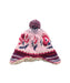 A Pink Winter Hats from Catimini in size 6-12M for girl. (Back View)