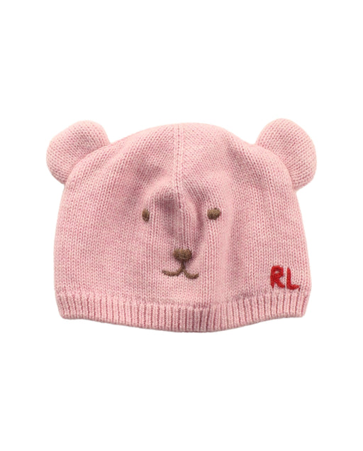 A Pink Beanies from Ralph Lauren in size 3-6M for girl. (Front View)