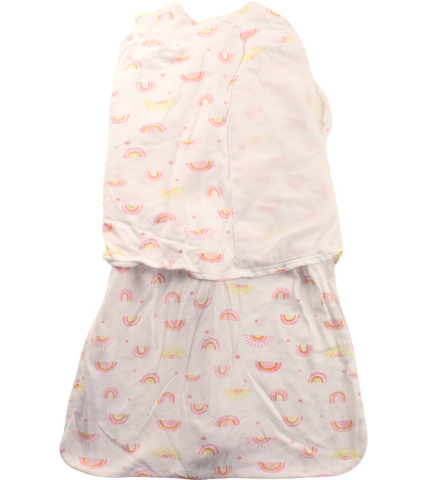 A White Swaddles from HALO in size 3-6M for girl. (Back View)