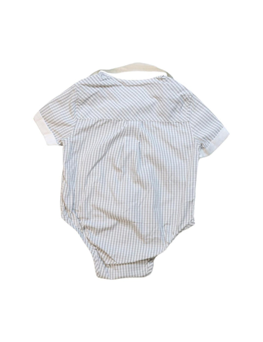 A Grey Short Sleeve Bodysuits from Nicholas & Bears in size 6-12M for boy. (Back View)